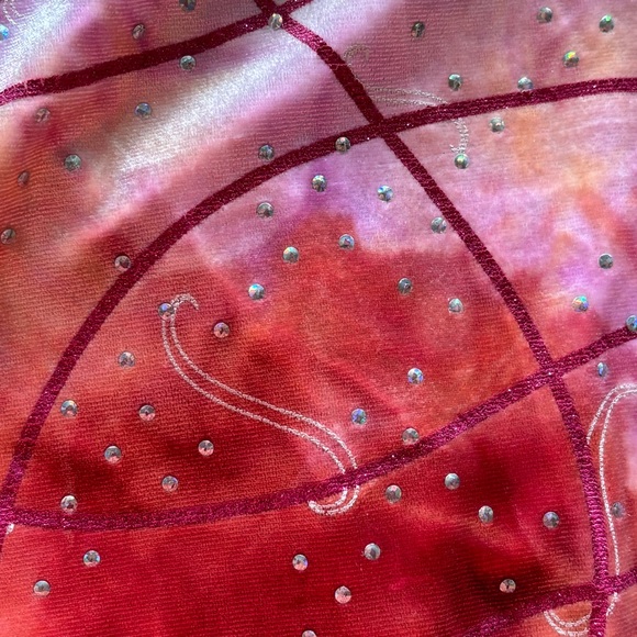 I’m Sorry by Petra Collin Velvet Embellished Tie-Dye Flare Leg Lounge Pants - Picture 5 of 11